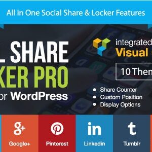 دانلود افزونه وردپرس Social Share & Locker Pro