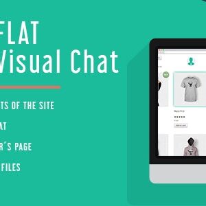 دانلود افزونه وردپرس چت و گفتگوی آنلاین WP Flat Visual Chat