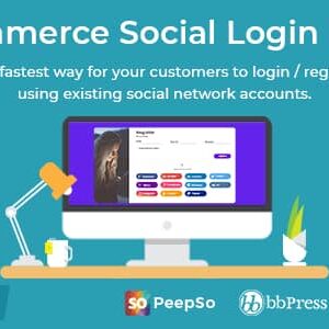 دانلود افزونه ووکامرس WooCommerce Social Login