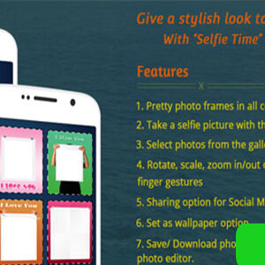دانلود سورس اپلیکیشن سلفی Selfie Time
