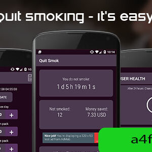 دانلود سورس اپلیکیشن Quit smoking (android)