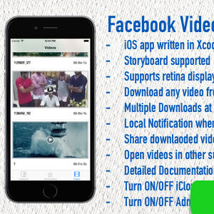 دانلود سورس اپلیکیشن Facebook Video Downloader