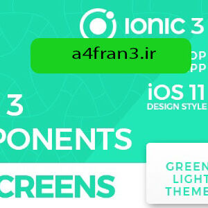 دانلود سورس قالب اپلیکیشن موبایل Ionic 3 UI Theme