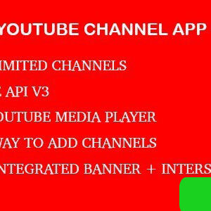 دانلود قالب اپلیکیشن Fortin Video Channel App - Youtube Api
