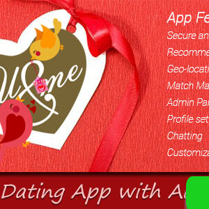 دانلود سورس اپلیکیشن You and Me Dating App with Admin Panel