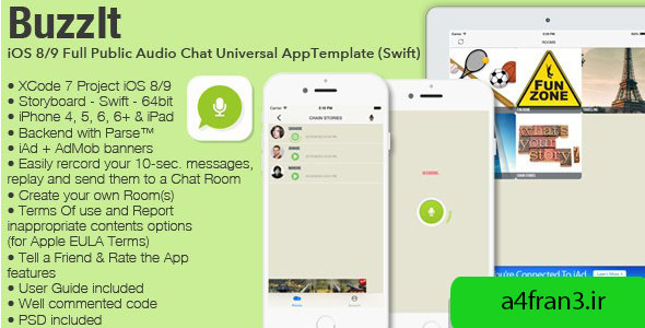 دانلود سورس اپلیکیشن Buzz It