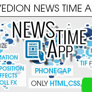 دانلود سورس اپلیکیشن خبری News Time App With CMS - iOS