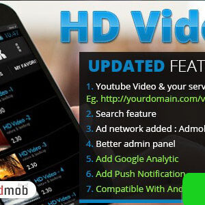 دانلود سورس اپلیکیشن HD Video