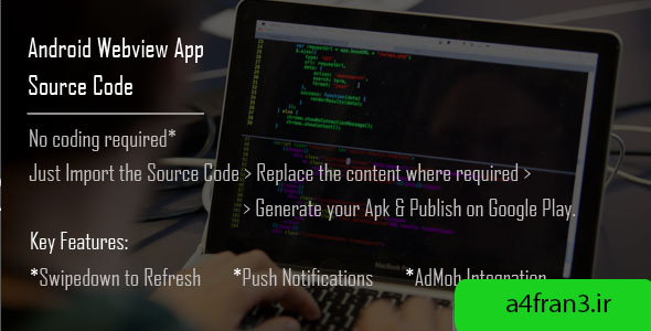 دانلود سورس اپلیکیشن Android WebView