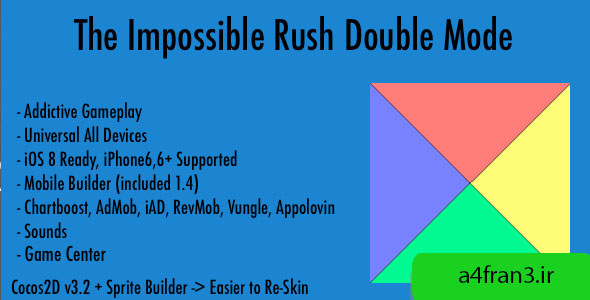 دانلود سورس بازی آیفون The Impossible Rush Double Mode