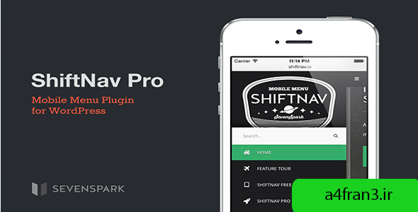 دانلود اسکریپت منو موبایل ShiftNav Pro