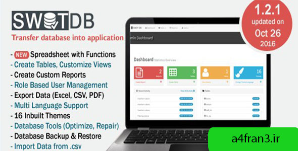 دانلود سورس اپلیکیشن انتقال دیتابیس به اپ SWOT DB