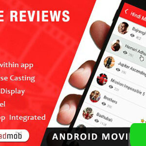 دانلود سورس اپلیکیشن Movie Review App