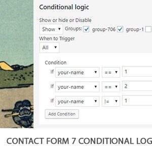 دانلود افزونه وردپرس Contact Form 7 Conditional Logic