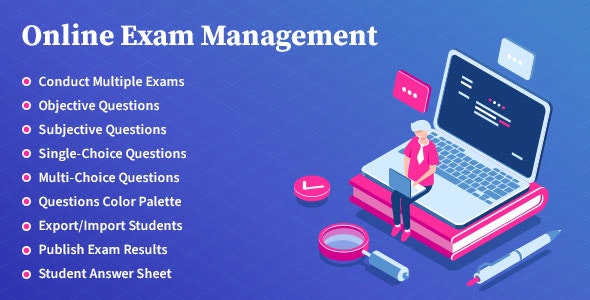 دانلود افزونه وردپرس آزمون Online Exam Management