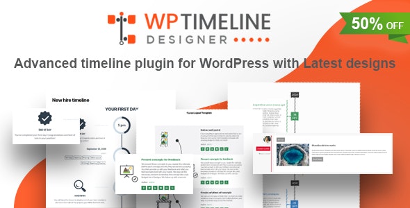 دانلود افزونه وردپرس تایم لاین WP Timeline Designer Pro