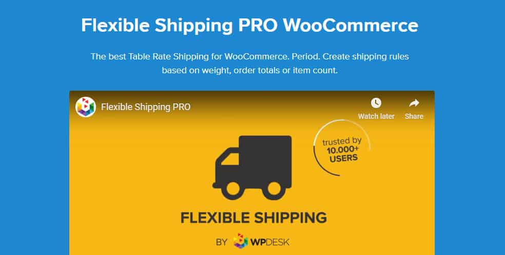 دانلود افزونه ووکامرس Flexible Shipping PRO WooCommerce