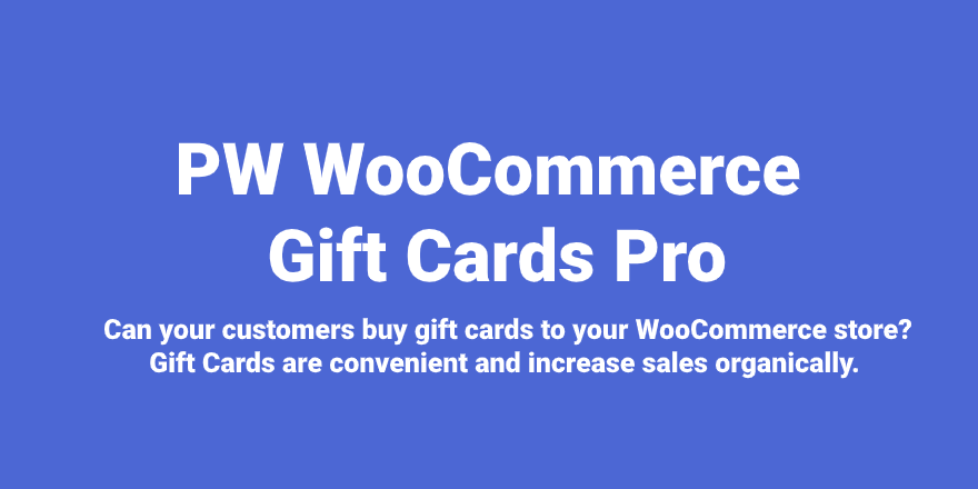 دانلود افزونه ووکامرس PW WooCommerce Gift Cards Pro
