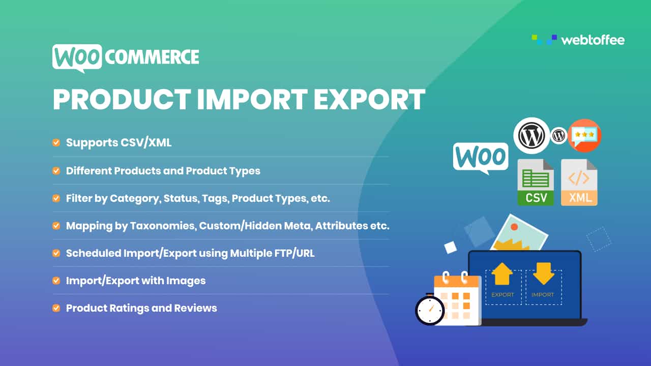 دانلود افزونه ووکامرس Product Import Export Plugin