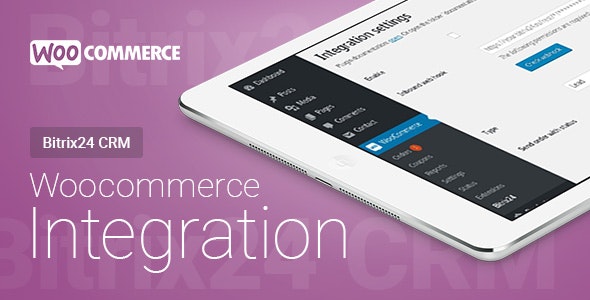 دانلود افزونه ووکامرس WooCommerce Bitrix24 CRM Integration