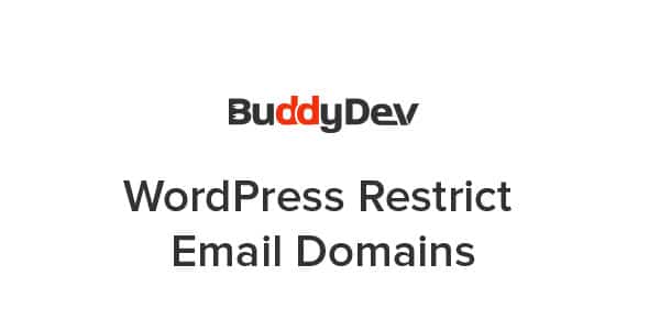 دانلود افزونه وردپرس WordPress Restrict Email Domains