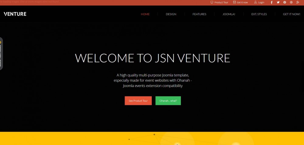 دانلود قالب جوملا JSN Venture