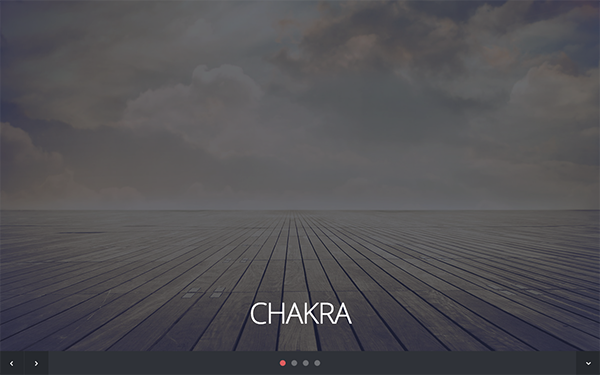 دانلود قالب HTML تک صفحه ای Chakra