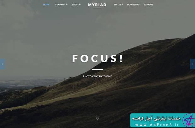 دانلود قالب جوملا RT Myriad راست چین