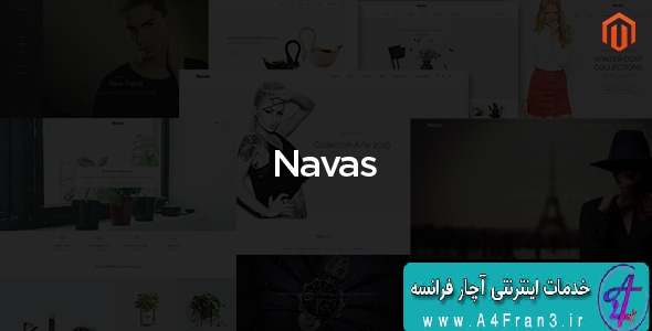 دانلود قالب فروشگاهی مجنتو Navas