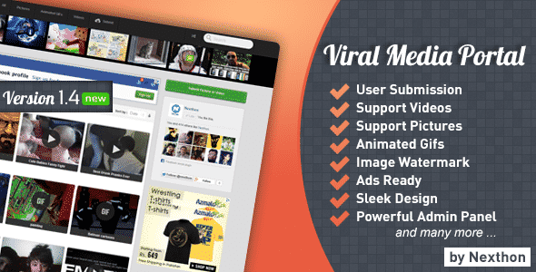 دانلود اسکریپت PHP پرتال Viral Media Portal