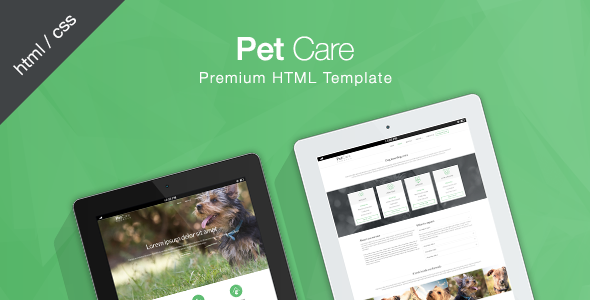 دانلود قالب HTML سایت Pet Care