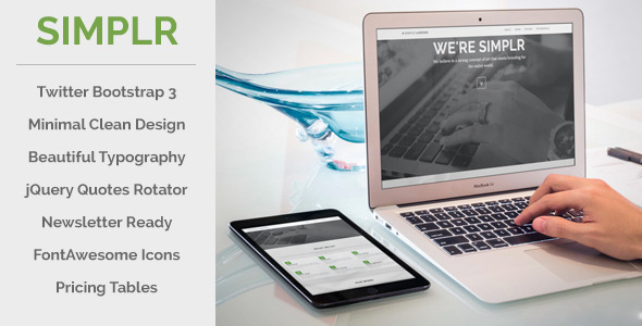 دانلود قالب HTML سایت Simplr