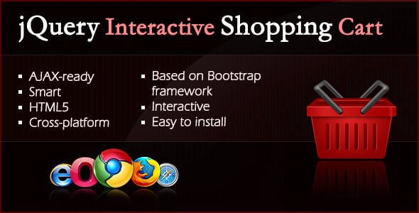 دانلود اسکریپت سبد خرید jQuery Interactive Shopping Cart