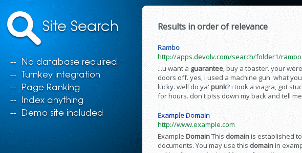 دانلود اسکریپت PHP جستجوی سایت Site Search