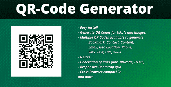 دانلود اسکریپت PHP QR-Code Generator