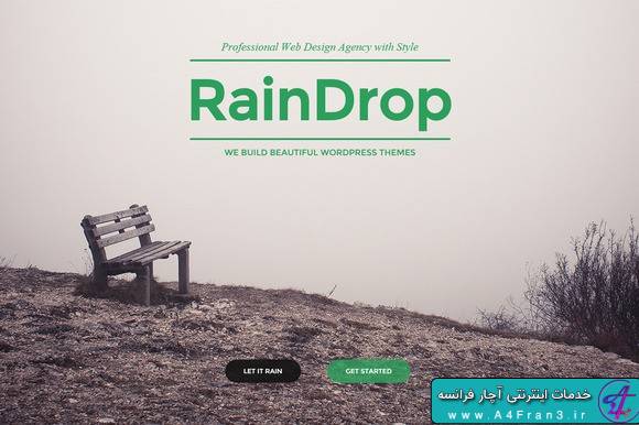 دانلود قالب چندمنظوره وردپرس RainDrop