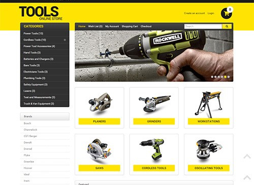 دانلود قالب فروشگاهی اپن کارت Tools