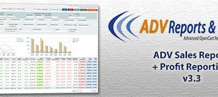 دانلود افزونه اپن کارت گزارش تبلیغ ADV Sales Report plus Profit Reporting