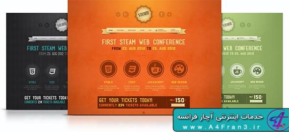 دانلود قالب جوملا Steam Theme