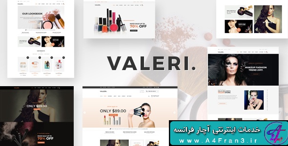 دانلود قالب فروشگاهی اپن کارت Valeri