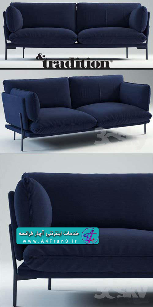 دانلود مدل سه بعدی مبل Tradition Sofa