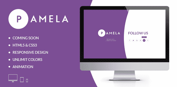 دانلود قالب HTML در دست طراحی Pamela