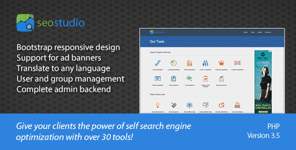 دانلود اسکریپت PHP بهینه سازی موتورهای جستجو SEO Studio