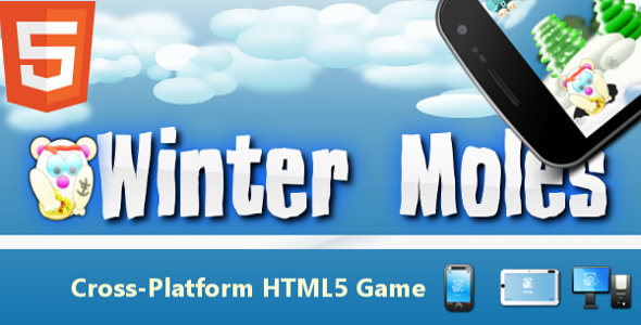 دانلود سورس بازی Winter Moles HD - HTML5 Game