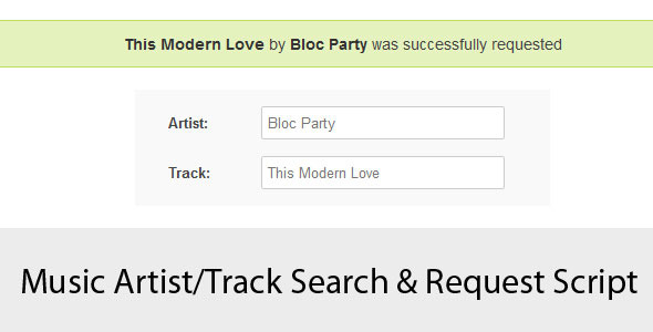 دانلود اسکریپت PHP جستجوی موسیقی Music Artist rack Search and Request Script