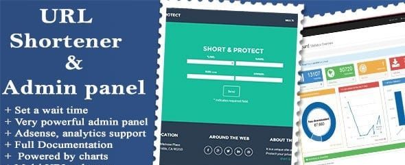 دانلود اسکریپت PHP کوتاه کننده لینک URL Shortener with Ads and Powerful Admin Panel