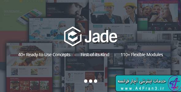 دانلود قالب چندمنظوره وردپرس Jade