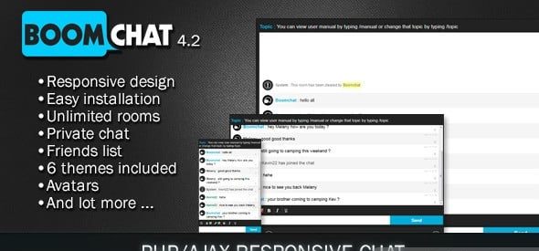 دانلود اسکریپت PHP چت آنلاین Boomchat