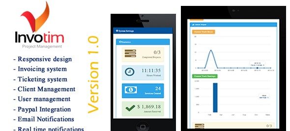 دانلود اسکریپت PHP سیستم مدیریت پروژه Invotim