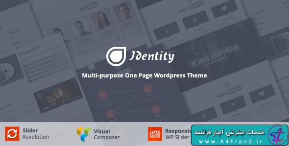 دانلود قالب چندمنظوره وردپرس Identity